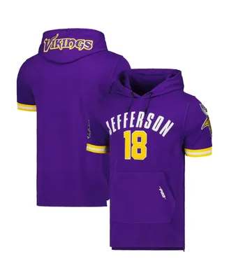 Men's Pro Standard Justin Jefferson Purple Minnesota Vikings Player Name and Number Hoodie T-shirt