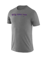 Men's Nike Heather Gray Tcu Horned Frogs Changeover Legend T-shirt