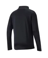 Big Boys Under Armour Black Maryland Terrapins Fleece Quarter-Zip Jacket