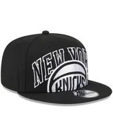 Men's New Era Black New York Knicks Tip-Off 9FIFTY Snapback Hat