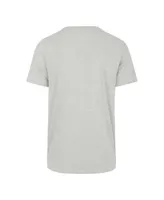 Men's '47 Brand Gray Distressed Miami Dolphins Downburst Franklin T-shirt