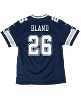 Big Boys Nike DaRon Bland Navy Dallas Cowboys Game Jersey