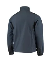 Men's Dunbrooke Navy Tennessee Titans Circle Softshell Fleece Full-Zip Jacket