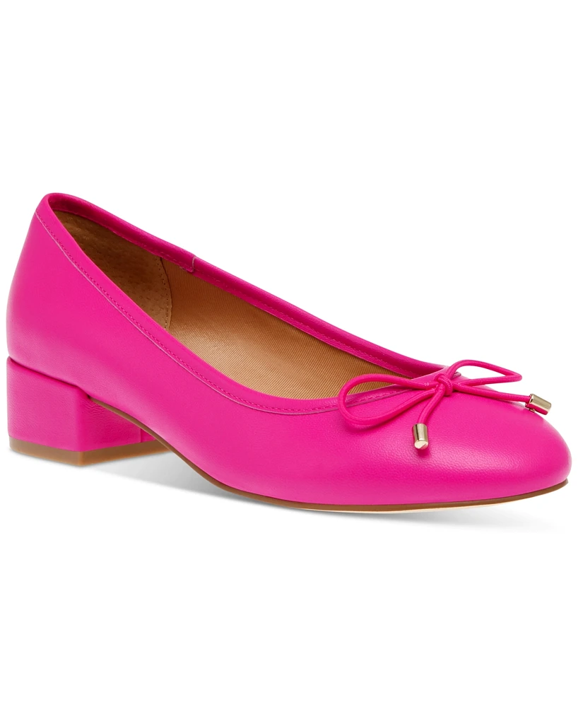 Steve Madden Women's Cherish Block-Heel Ballet Flats