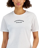 Rebellious One Juniors' Copenhagen Crewneck Tee