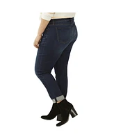 Molly & Isadora Plus Size Acela Boyfriend Jean