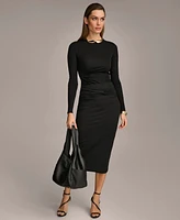 Donna Karan Women's Twist-Front Knit Pull-On Pencil Skirt