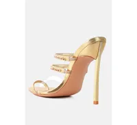 Women's Tickle Me Toe Ring Stiletto Sandals