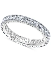 Diamond Emerald-Cut Eternity Band (2 ct. t.w.) 14k Gold (Also Platinum)