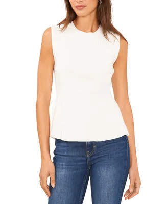Vince Camuto Women's Ribbed Flared Hem Sweater Top