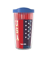 Tervis Take The Podium Made in Usa Double Walled Insulated Tumbler Travel Cup Keeps Drinks Cold & Hot, 16oz, Classic