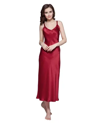 22 Momme Long & Close Fitting Silk Nightgown for Women