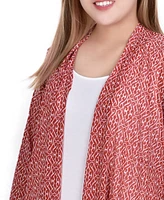 Ny Collection Plus Size 3/4 Sleeve Cardigan and Tank Top, 2 Piece Set