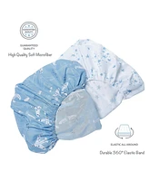 Bedtime Originals Airplane/Stars Aviation 2-Pack Fitted Crib/Toddler Sheet Set