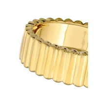Alev Jewelry Aj by Alev Thick Striped Gold Ring