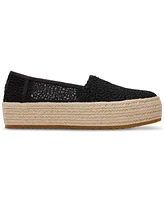 Toms Women's Valencia Moroccan Crochet Platform Espadrilles