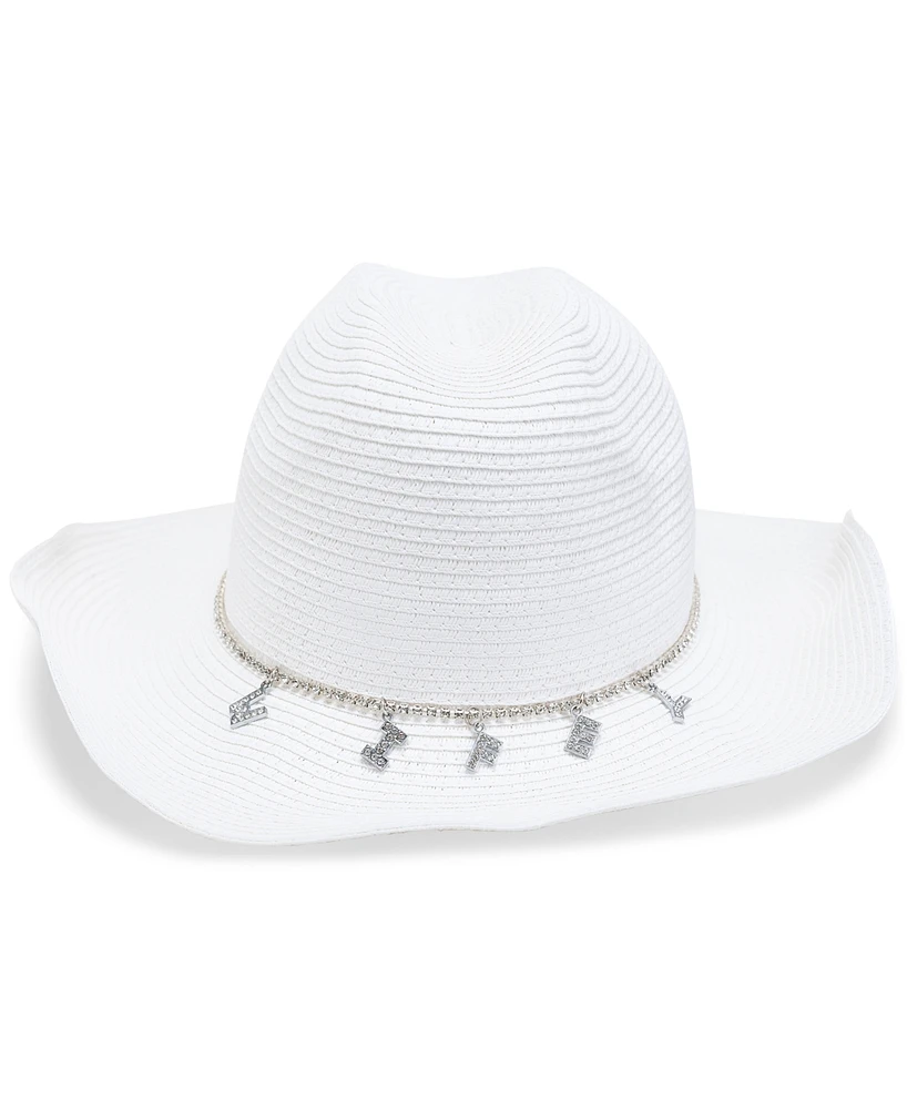 Bellissima Millinery Collection Women's Wifey Rhinestone Cowgirl Hat