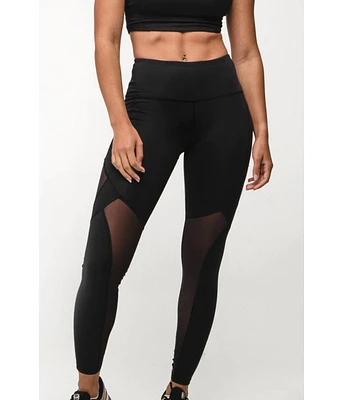 High-Rise Mesh Legging with Pockets