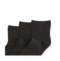 Stems Three Pack of Soft Ankle Socks