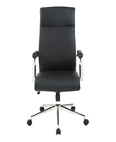 Office Star 48" Fabric, Chrome High Back Manager's Chair