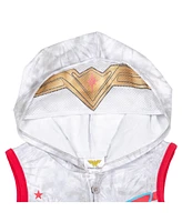 Dc Comics Warner Bros. Justice League Wonder Woman Girls Romper Mask Grey