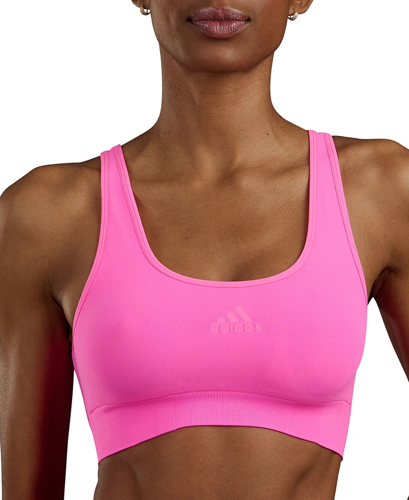 adidas Intimates Women's Seamless Scoop Medium Impact Lounge Bra 4A7H67