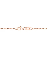 Effy Rhodolite (7-1/5 ct. t.w.) & Diamond (1/6 ct. t.w.) Halo 18" Pendant Necklace in 14k Rose Gold