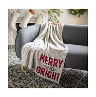 Merry And Bright Throw Blanket