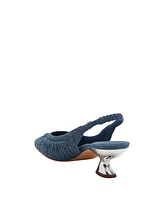 Katy Perry Women's Laterr Woven Sling-Back Heels