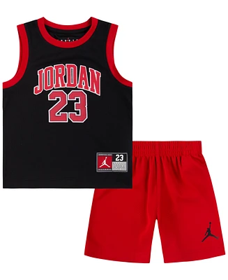 Jordan Toddler Boys 23 Jersey 2-Piece Set