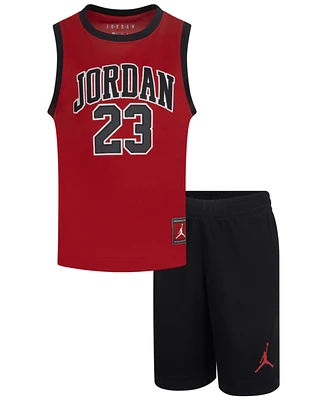 Jordan Little Boys 23 Jersey 2-Piece Set