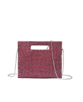 Like Dreams Vivienne Rhinestone Multi Crossbody Clutch