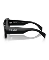 Prada Lettering Oval Women's Sunglasses