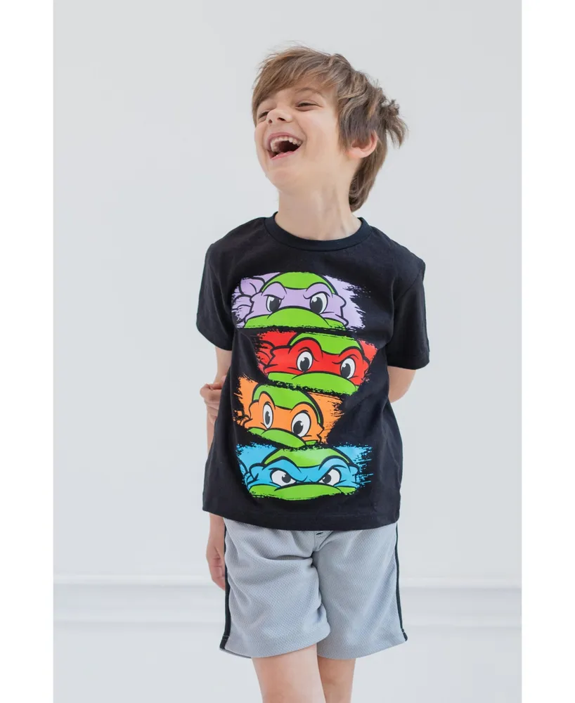 Nickelodeon Teenage Mutant Ninja Turtles 3 Pack Short Sleeve Graphic T-Shirt Toddler Child Boys