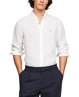 Tommy Hilfiger Men's Slim-Fit Linen Coupe Shirt