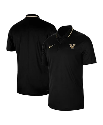 Men's Nike Black Vanderbilt Commodores 2023 Sideline Coaches Performance Polo Shirt