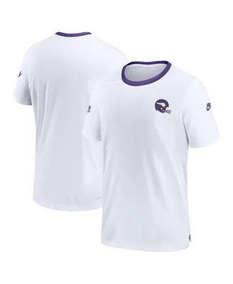 Men's Nike White Minnesota Vikings Classic Coach Performance T-shirt