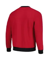 Men's Tommy Hilfiger Cardinal Arizona Cardinals Reese Raglan Tri-Blend Pullover Sweatshirt