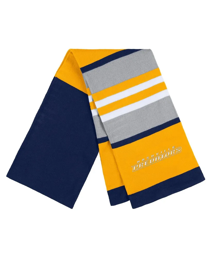 Women's Wear by Erin Andrews Nashville Predators Stripe Glove and Scarf Set