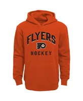 Toddler Boys and Girls Orange, Heather Gray Philadelphia Flyers Play by Pullover Hoodie Pants Set