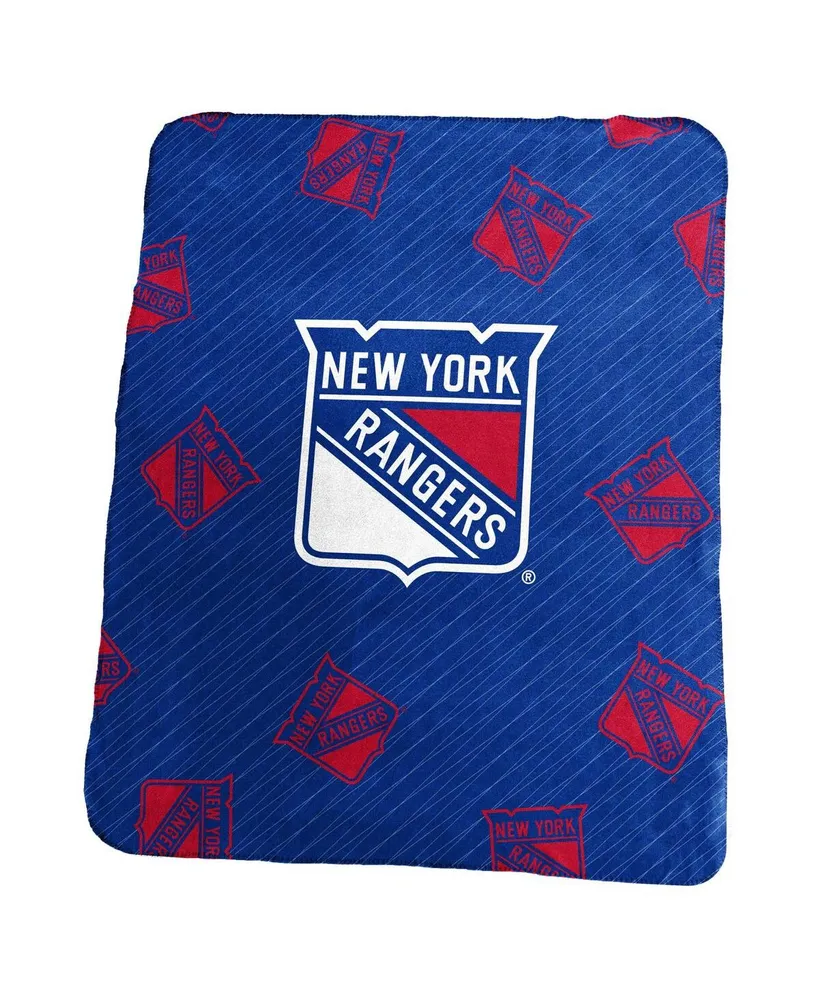 New York Rangers 50" x 60" Repeating Logo Classic Plush Throw Blanket