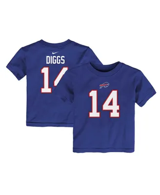 Toddler Boys and Girls Nike Stefon Diggs Royal Buffalo Bills Player Name Number T-shirt