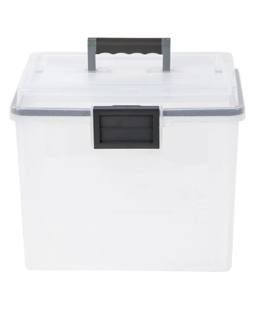 Iris 19qt WeatherPro Plastic Storage Bin with Lid