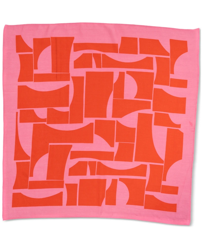 On 34th Women's Abstract Geo Square Scarf, Created for Macy's