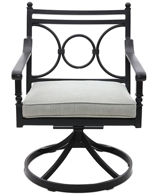 Wythburn Mix and Match Scroll Outdoor Swivel Chair