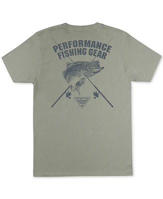 Columbia Men's Caster Performance Fishing Graphic T-Shirt