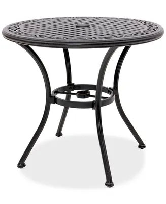 Wythburn Mix and Match 32" Round Cast Aluminum Outdoor Bistro Table