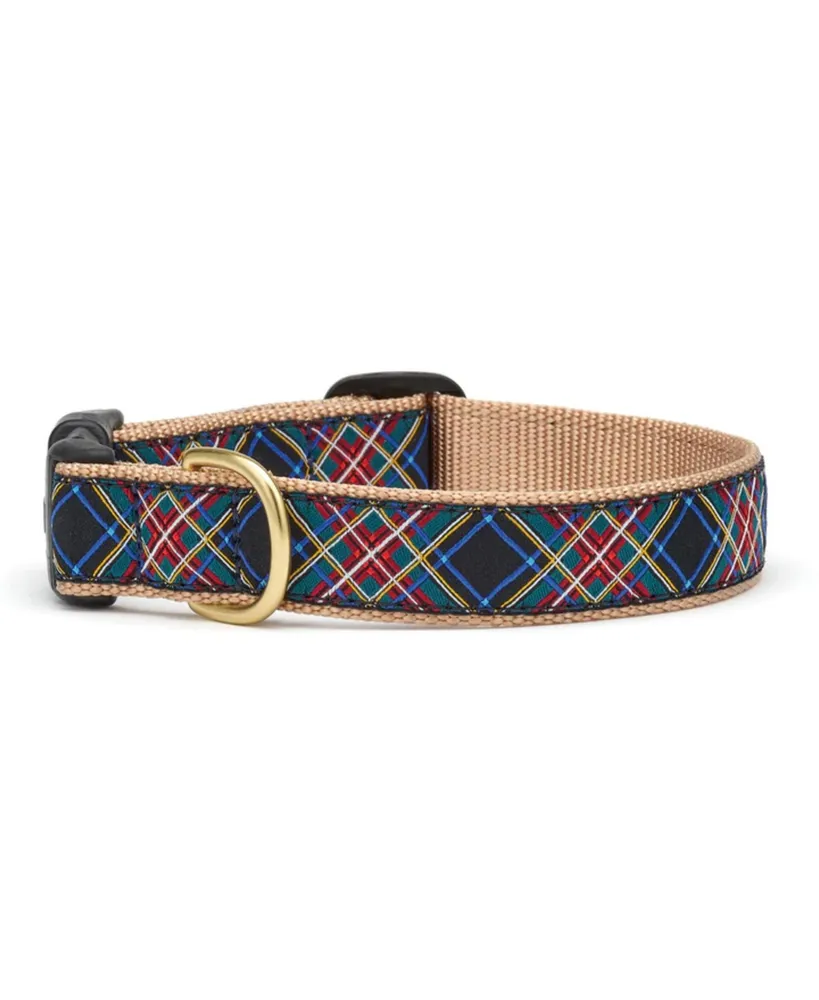 Medium Wide Tartan Dog Collar