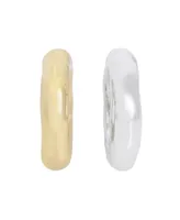 Robert Lee Morris Soho Two-Tone Sculpted Ring Set - Two