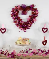 Northlight Hearts with Berries Valentine's Day Wreath, 20"